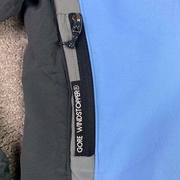 Vintage Mountain Hardwear Gore Windstopper Jacket Soft Shell Women's Sz 8 Blue - Picture 3 of 16